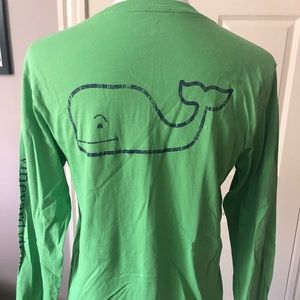 Vineyard Vines Logo Long Sleeve Shirt Size Large